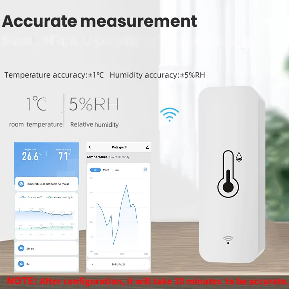 WiFi Zigbee Temperature Humidi - Wifi Thermostat recension och pris