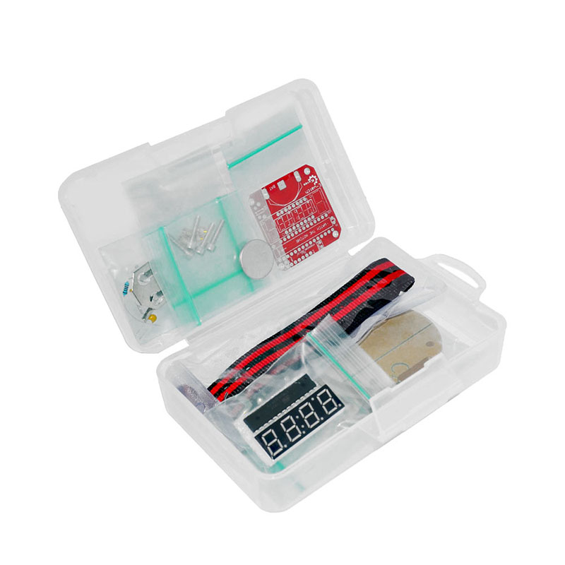 Single Chip LED Kit Clock DIY  - Microcontroller Kit recension och pris