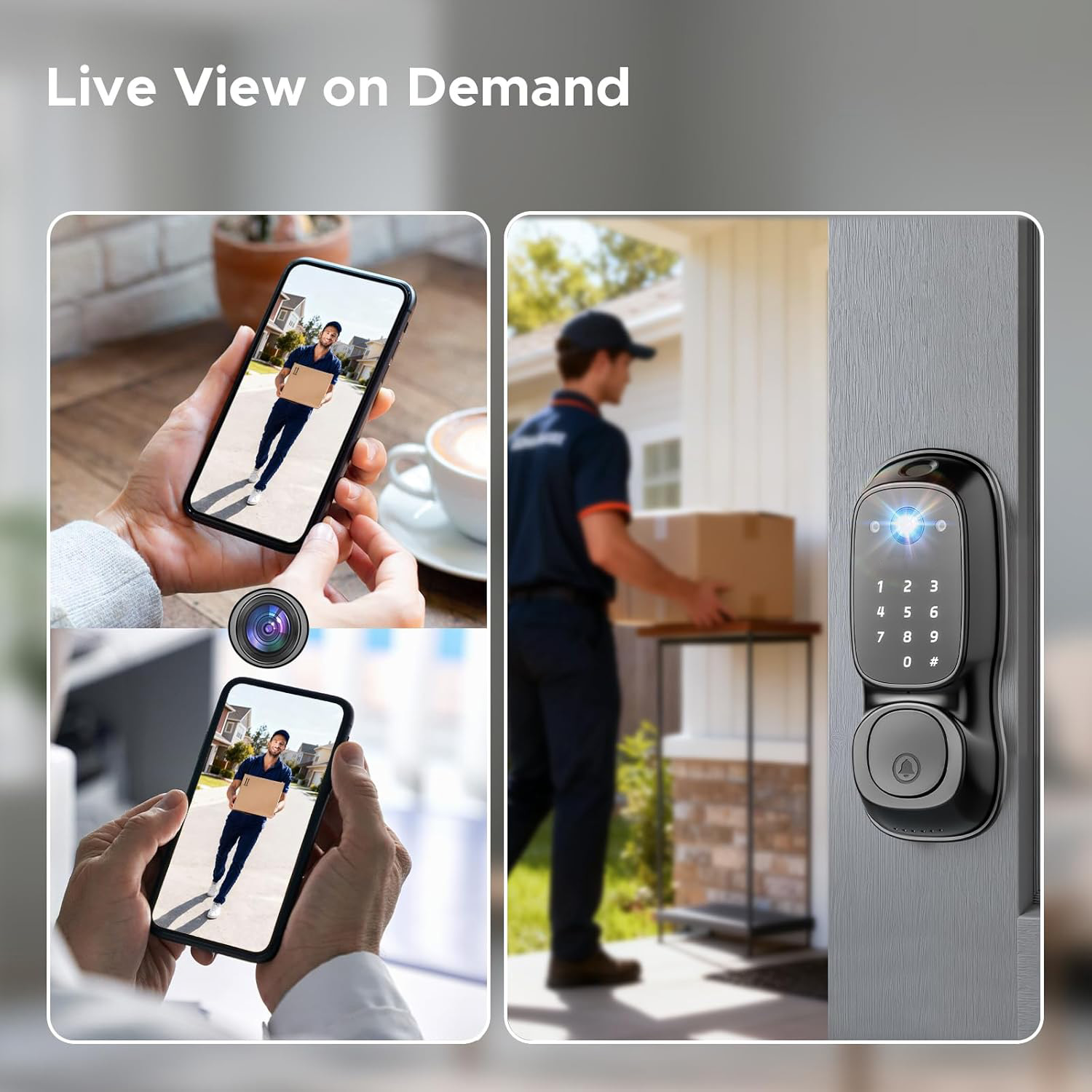 Tuya Wifi Smart Door Lock ‎Cam - Smart Door Lock Wifi recension och pris