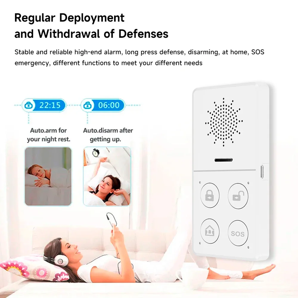 Tuya Wifi Smart Alarm System 4 - Smart Home Automation Kit recension och pris