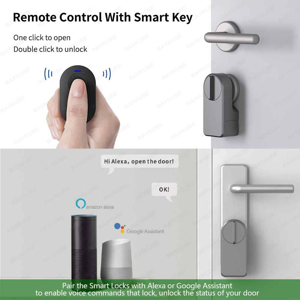 RAYKUBE A1 Pro Tuya BEL Smart  - Smart Door Lock Wifi recension och pris