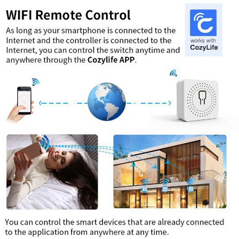16A WiFi Smart Switch DIY Smar - Smart Light Switch Wifi recension och pris