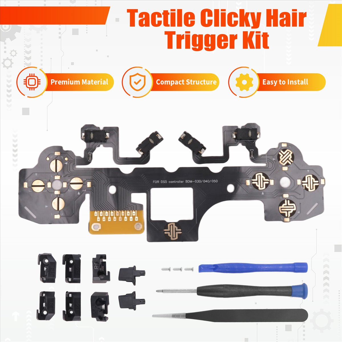 Ergonomic Micro-Switch Tactile - Microcontroller Kit recension och pris