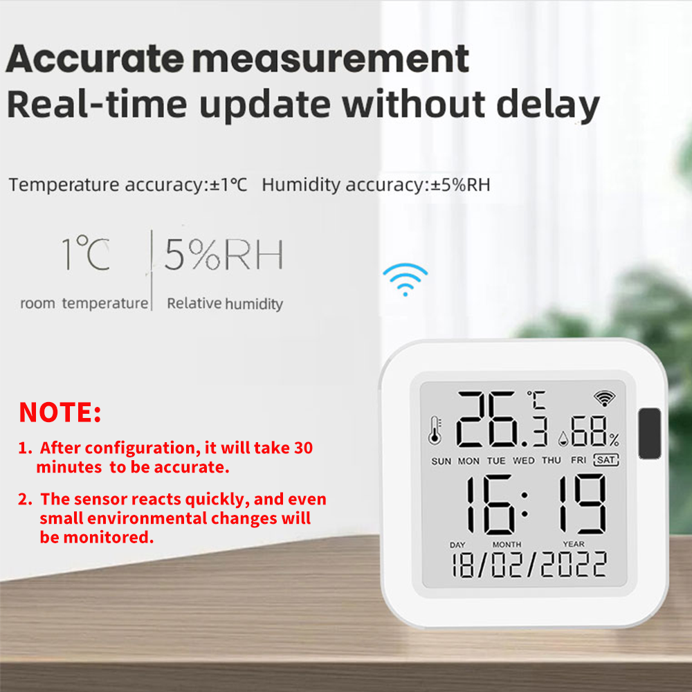 Smart Thermometer hygrometer T - Wifi Thermostat recension och pris
