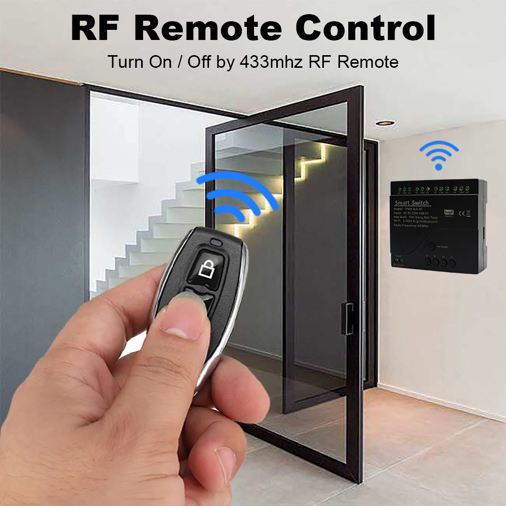 New 4CH Motor Smart Switch WIF - Smart Light Switch Wifi recension och pris
