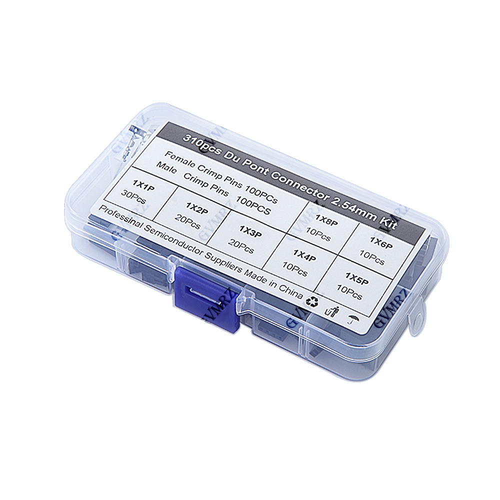 310PCS/BOX 2.54mm Male+Female  - Electronics Project Kit recension och pris