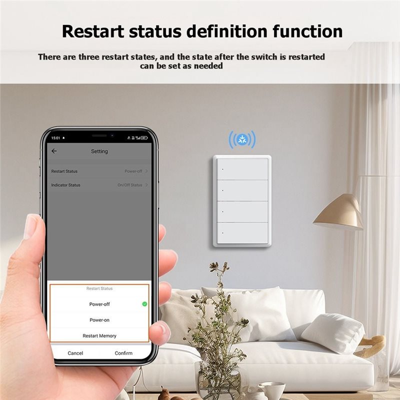 AAAN-Voice Controlled Tuya Wif - Smart Light Switch Wifi recension och pris