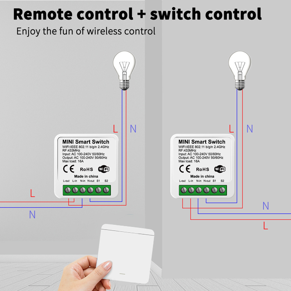 Tuya WiFi Smart Light Switch S - Smart Light Switch Wifi recension och pris