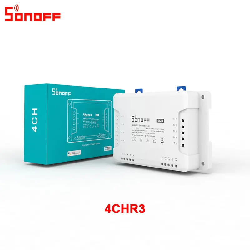 Sonoff 4CHR3 Smart Wifi Switch - Smart Light Switch Wifi recension och pris