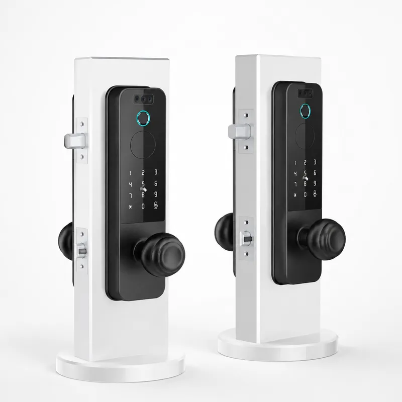 Cross-border Wooden Door Lock  - Smart Door Lock Wifi recension och pris