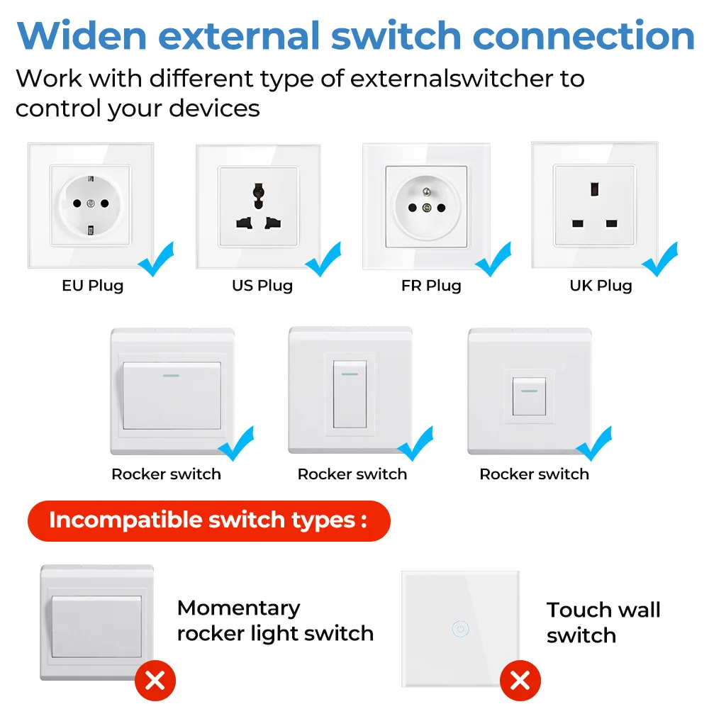 16A EWelink APP Mini WiFi Smar - Smart Light Switch Wifi recension och pris
