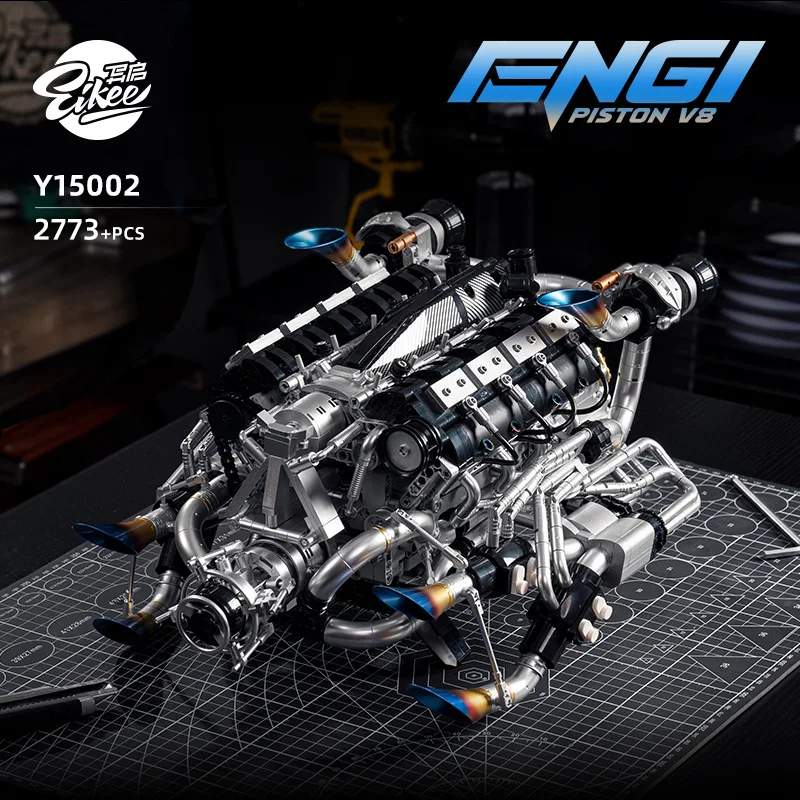 V8 Engine Building Kit for Adu - Stem Robotics Kit recension och pris