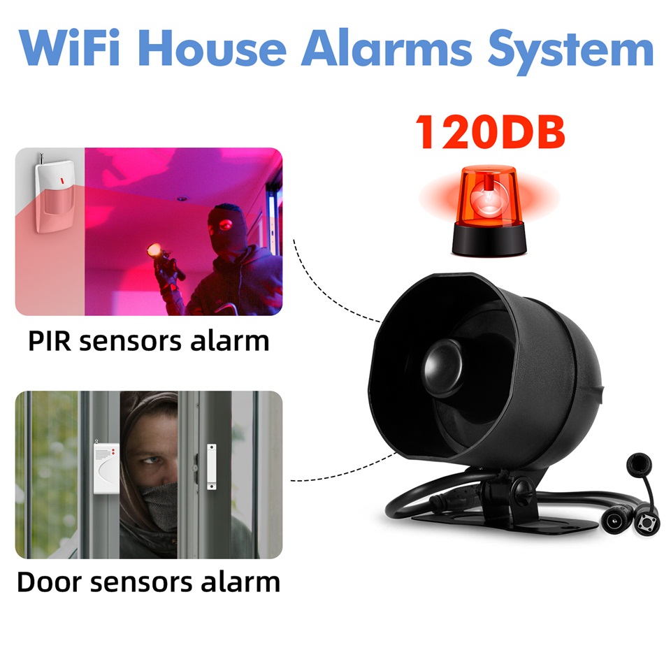 KERUI 120db Siren Alarm System - Smart Home Automation Kit recension och pris