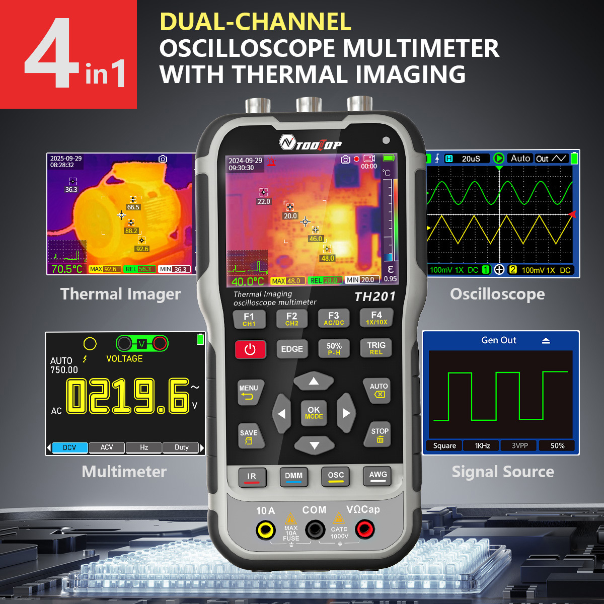TOOLTOP TH201 4in1 Thermal Ima - Microcontroller Kit recension och pris