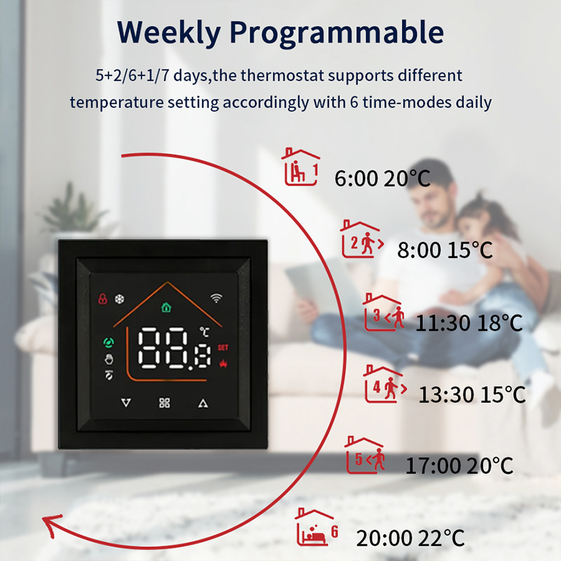 Smart WiFi Thermostat Works Tu - Wifi Thermostat recension och pris