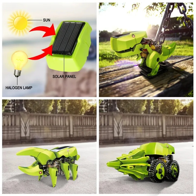 3-in-1 Solar Robot Kit, Dinosa - Stem Robotics Kit recension och pris