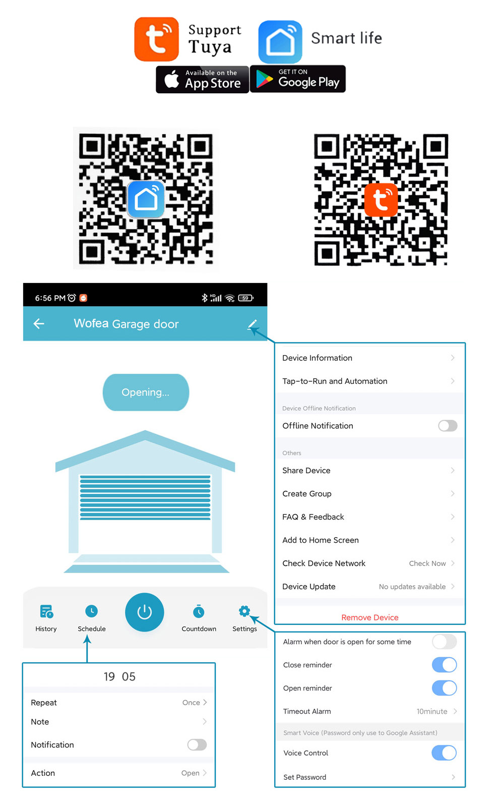 Wofea Tuya Smart WIFI 2.4G Gar - Wifi Smart Plug recension och pris